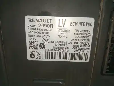 Second-hand car spare part electronic module for renault kadjar life oem iam references 284b12690r  