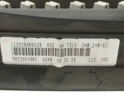 Peça sobressalente para automóvel em segunda mão quadrante por citroen xsara picasso (n68) 1.6 hdi referências oem iam 9655660980