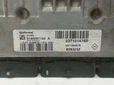 Автозапчасти б/у блок управления двигателем за renault scenic iii dynamique ссылки oem iam 237101478r  s180067143a