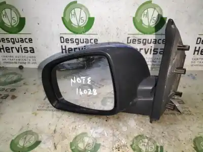 Peça sobressalente para automóvel em segunda mão espelho retrovisor esquerdo por nissan note (e11e) 1.6 16v cat referências oem iam 