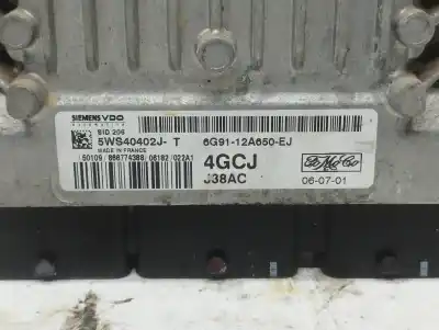 Second-hand car spare part ecu engine control for ford s-max (ca1) trend oem iam references 6g9112a650ej  5ws40402j