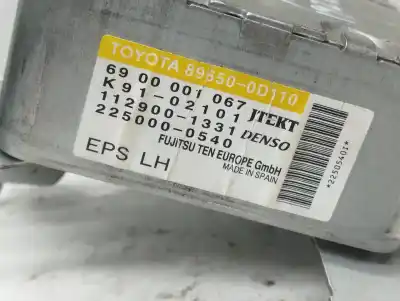 Second-hand car spare part steering control unit for toyota yaris (ksp9/scp9/nlp9) básico oem iam references 896500d110  6900001067