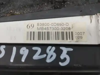 Автозапчастина б/у панель інструментів для toyota yaris (ksp9/scp9/nlp9) básico посилання на oem iam 838000d690d  mb4573003206