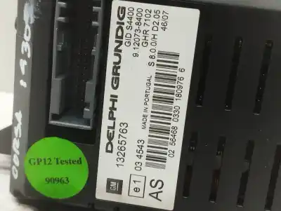 Second-hand car spare part multifunction display for opel corsa d cosmo oem iam references 13265763  9120738400