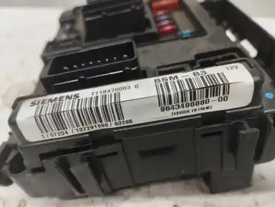 Second-hand car spare part fuse box unit for citroen c2 furio oem iam references 9643498880  t118470003g