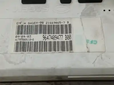 Tweedehands auto-onderdeel multifunctioneel display voor citroen c2 furio oem iam-referenties 9647409477  