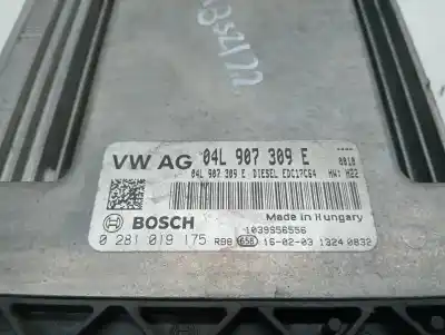 Second-hand car spare part ecu engine control for seat toledo (kg3) reference oem iam references 04l907309e  
