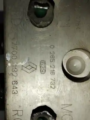 Автозапчасти б/у абс за renault scenic (ja..) motor 1.9 ltr. - 72 kw dti diesel cat ссылки oem iam 0265216732  