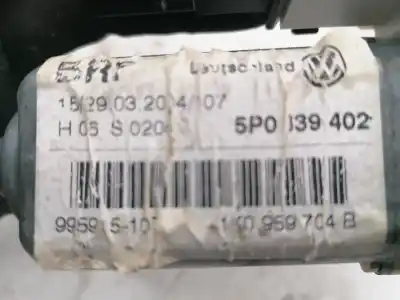 Second-hand car spare part rear right window regulator for seat altea (5p1) 2.0 tdi oem iam references 5p0839402 993425100 1k0959704b