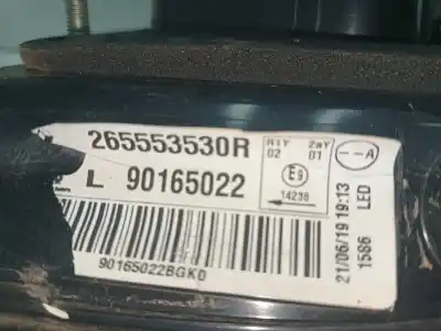 Second-hand car spare part interior left tailgate light for renault kadjar life oem iam references 265553530r  