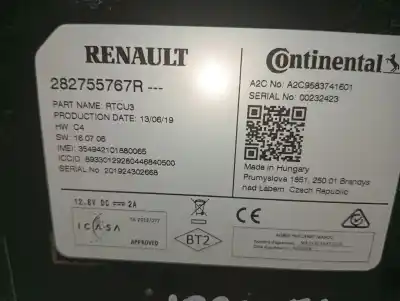 Peça sobressalente para automóvel em segunda mão módulo eletrônico por renault kadjar life referências oem iam 282755767r  