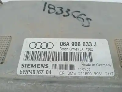 Автозапчасти б/у блок управления двигателем за audi a3 (8l) 1.6 ambiente ссылки oem iam 06a906033j  