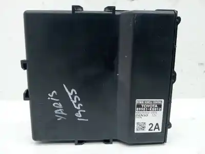Peça sobressalente para automóvel em segunda mão módulo eletrônico por toyota yaris (xp21) hybrid style referências oem iam 89981k0012