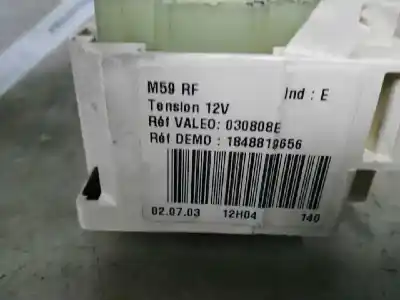 Peça sobressalente para automóvel em segunda mão comando de sofagem (chauffage / ar condicionado)  por citroen berlingo 1.9 d multispace referências oem iam 1848819656  030808e