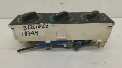 Peça sobressalente para automóvel em segunda mão comando de sofagem (chauffage / ar condicionado)  por citroen berlingo 1.9 d multispace referências oem iam 1848819656  030808e
