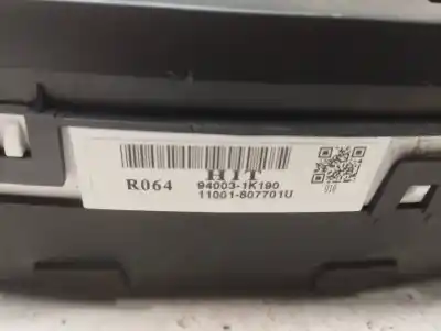 Peça sobressalente para automóvel em segunda mão quadrante por hyundai ix20 tecno referências oem iam 940031k190  