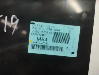 Second-hand car spare part climate control for hyundai ix20 tecno oem iam references 972501k230  