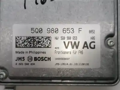 Second-hand car spare part camera for seat leon (5f1) i-tech oem iam references 5q0980653f  