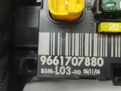 Second-hand car spare part fuse box unit for citroen c3 1.4 oem iam references 9661707880  