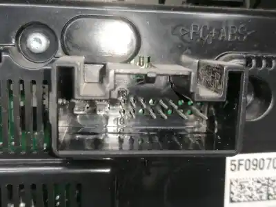 Peça sobressalente para automóvel em segunda mão comando de sofagem (chauffage / ar condicionado) por seat leon (5f1) i-tech referências oem iam 5f0907044h  