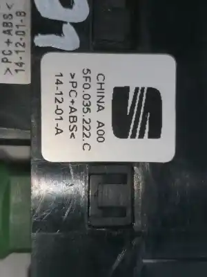 Second-hand car spare part electronic module for seat leon (5f1) i-tech oem iam references 5f0035222c  