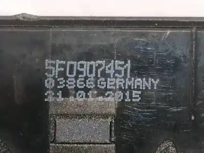 Peça sobressalente para automóvel em segunda mão módulo eletrônico por seat leon (5f1) i-tech referências oem iam 5f0907451  