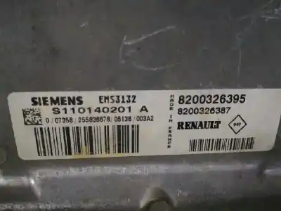 Pezzo di ricambio per auto di seconda mano centralina motore per renault clio ii fase ii (b/cb0) 1.2 riferimenti oem iam 8200326395  