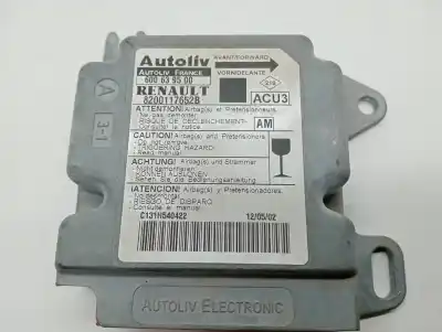 Second-hand car spare part airbag control unit for renault scenic (ja..) 1.4 16v oem iam references 8200117652b  