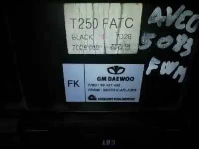 Second-hand car spare part climate control for chevrolet aveo lt oem iam references 96437402  