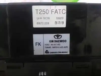 Second-hand car spare part climate control for chevrolet aveo 1.4 cat oem iam references 96437402  