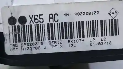 Автозапчасти б/у отопление / кондиционирование воздуха за renault clio ii fase ii (b/cb0) 1.2 16v ссылки oem iam a82000100 x65ac s9520015