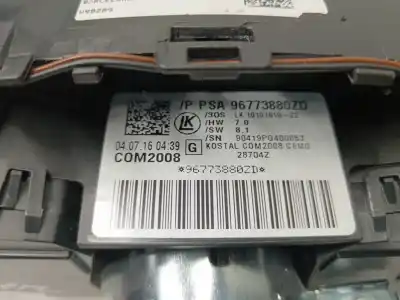 Second-hand car spare part headlights switch for citroen c3 feel oem iam references 96667245zd  