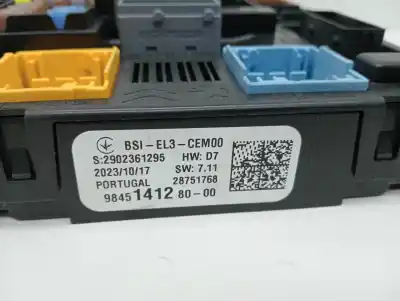 Автозапчастина б/у реле/запоперівник для peugeot rifter gt line standard посилання на oem iam 984514128000  