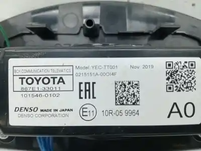 Автозапчастина б/у електронний модуль для toyota c-hr (x10) híbrido hybrid active посилання на oem iam 867e133011 6339310020 1015460102