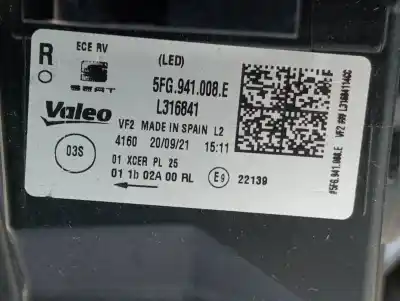 Pezzo di ricambio per auto di seconda mano front-end completo per cupra formentor (km7) basis riferimenti oem iam 5ff807217q 5ff82350901s 5q0959455be