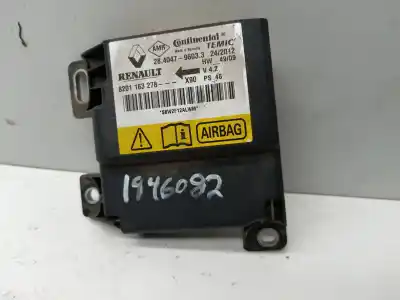 Peça sobressalente para automóvel em segunda mão centralina de airbag por dacia sandero stepway referências oem iam 8201163278
