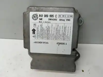Автозапчасти б/у блок управления подушками безопасности за SEAT TOLEDO (5P2) Reference ссылки OEM IAM 1K0909605C  