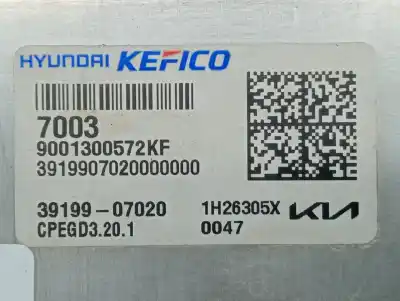 Second-hand car spare part ecu engine control for kia ceed concept oem iam references 9001300572kf 9001300572kf 3919907020