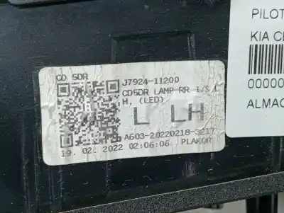 Second-hand car spare part interior left tailgate light for kia ceed concept oem iam references 92403j7050 92403j7050 j792411200