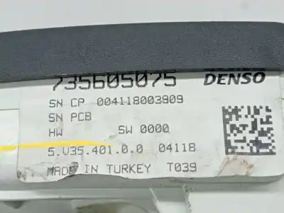 Pezzo di ricambio per auto di seconda mano controllo riscaldamento / aria condizionata per fiat doblo ii cargo (263) furgón base riferimenti oem iam 735605075  