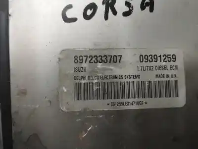 Автозапчасти б/у блок управления двигателем за opel corsa c comfort ссылки oem iam 8972333707  
