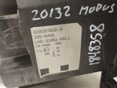 Peça sobressalente para automóvel em segunda mão farol / farolim esquerdo por renault modus confort dynamique referências oem iam 8200301829  