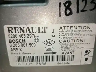 Second-hand car spare part airbag control unit for renault modus 1.4 16v oem iam references 8200463297  