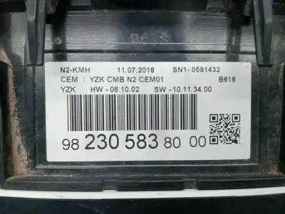Peça sobressalente para automóvel em segunda mão quadrante por citroen c3 elle referências oem iam 9823058380  