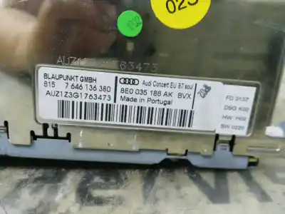 Автозапчасти б/у аудиосистема / радио cd за audi a4 avant (8e) 1.9 tdi ссылки oem iam 8e0035186ak  7646136380