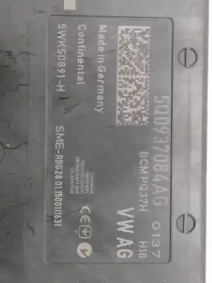 Second-hand car spare part electronic module for seat leon (5f1) i-tech oem iam references 5q0937084ag  5wk508914h