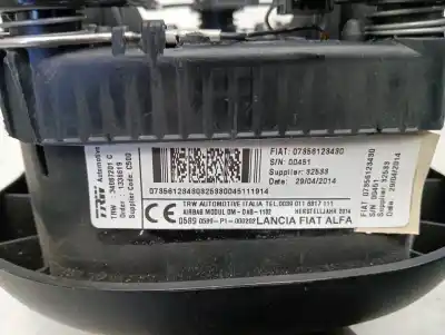 Автозапчасти б/у комплект подушки безопасности за fiat panda (319) young ссылки oem iam 735491145 07355920700 07355920750
