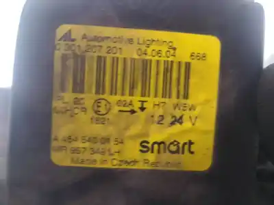 Second-hand car spare part left headlight for smart forfour 1.1 cat oem iam references a4545400154  mr9573491h