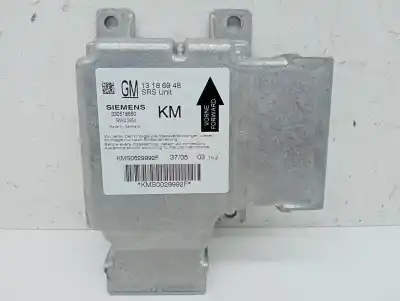 Peça sobressalente para automóvel em segunda mão centralina de airbag por opel vectra c berlina cosmo referências oem iam 13186948