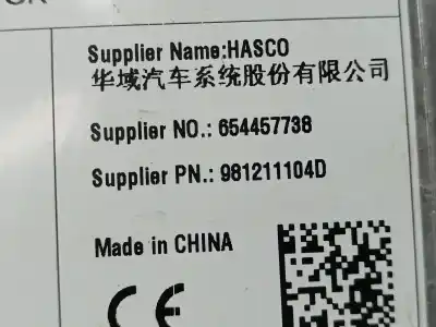 Second-hand car spare part electronic module for mg zs comfort oem iam references 1148989901 1148990001 1143238001